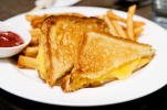 grilled cheese and fries