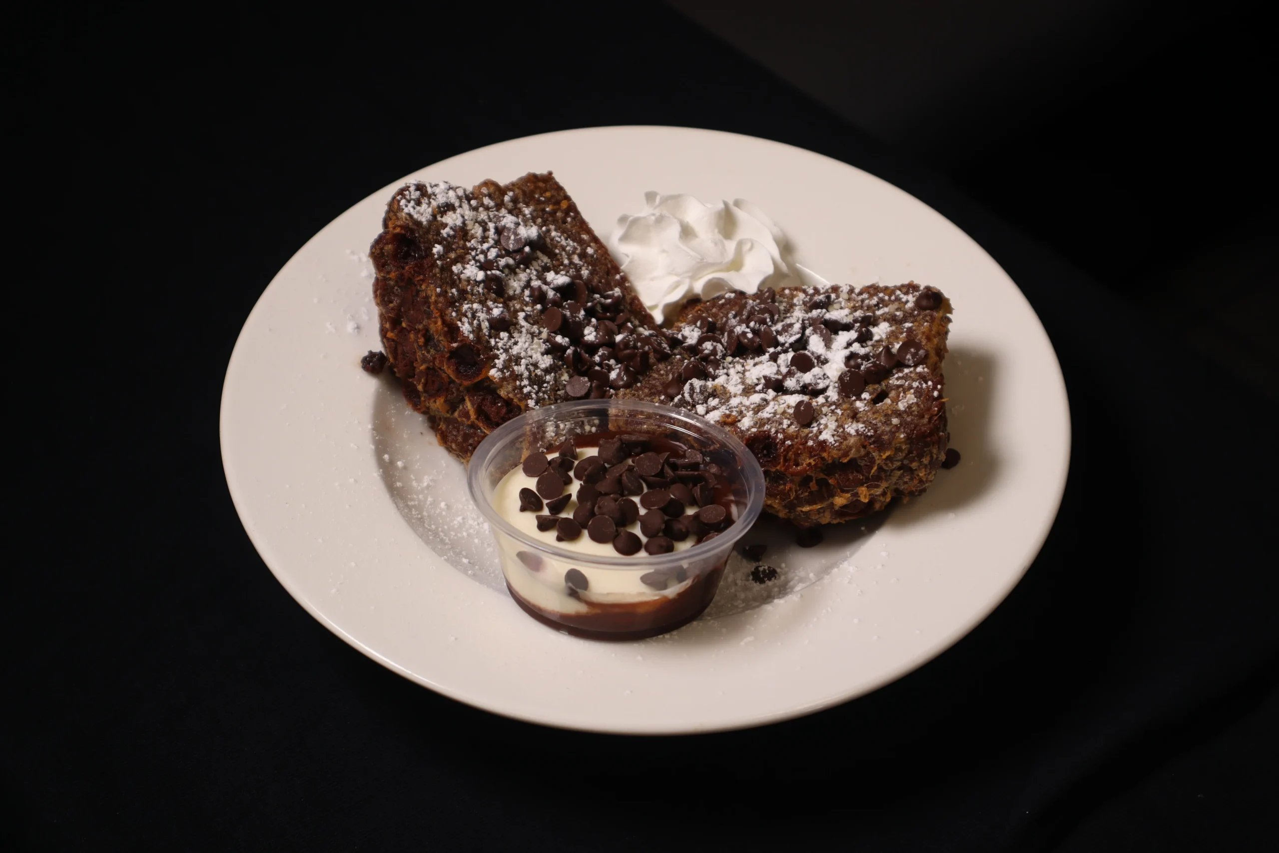 Chocolate Chips Muffin French Toast