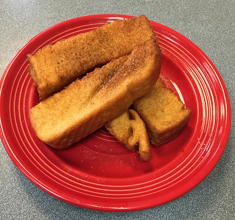 Erika’s Red Plate French Toast Sticks